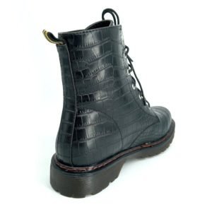 botas militares mujer negras